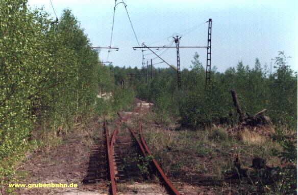 900mm Gleise im Tagebau Witznitz, 1997